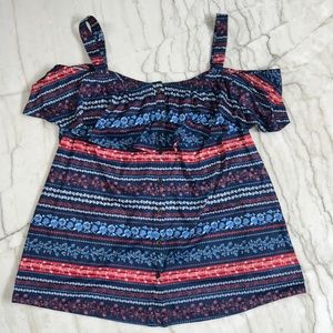 Nine west woman’s off the shoulder  top size XL